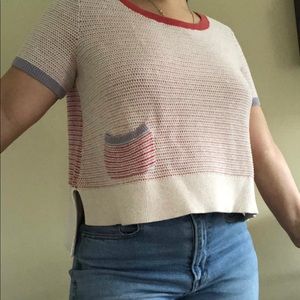 Moth cropped sweater